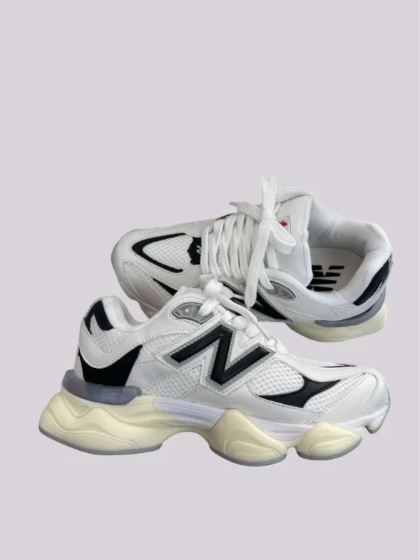 New balance 9060 importado white black - Imagem 4