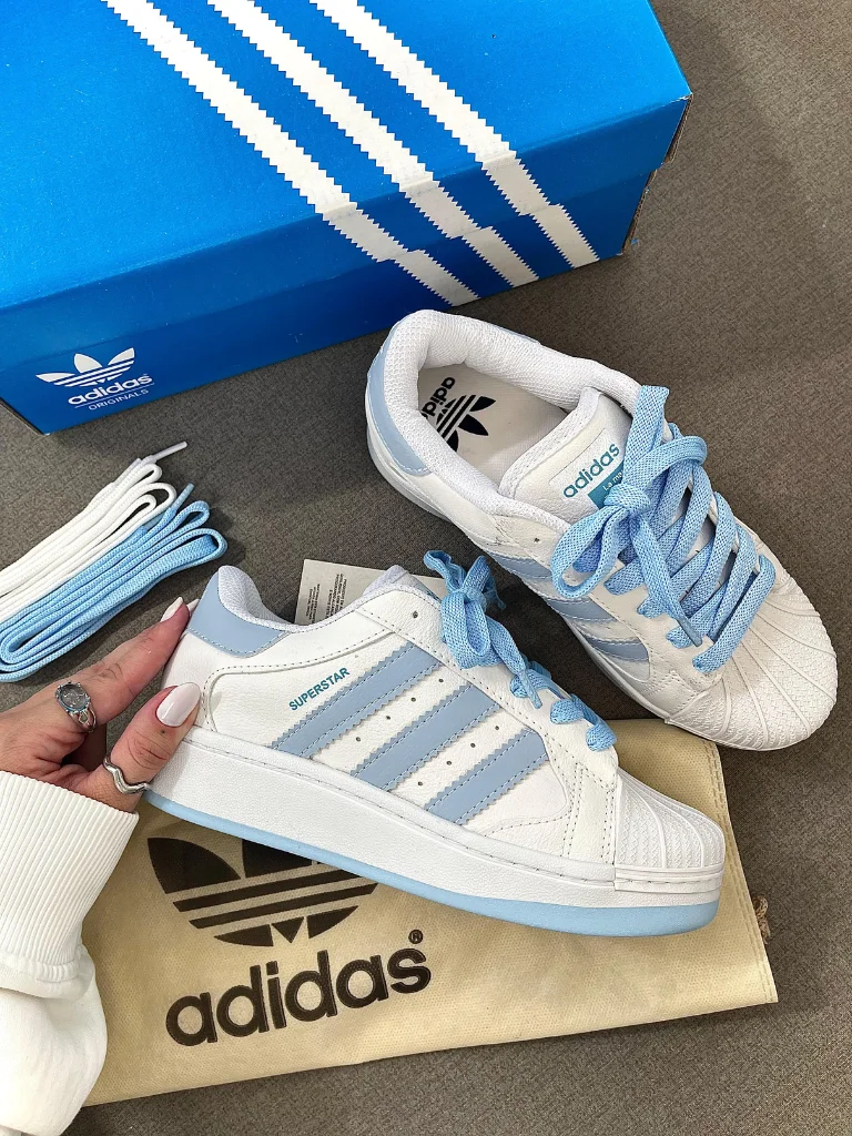 Adidas Superstar Plataforma Blue - Imagem 5