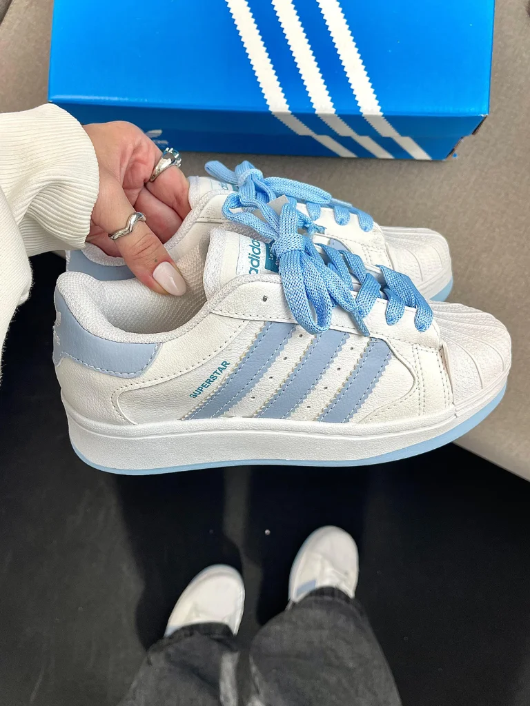 Adidas Superstar Plataforma Blue - Imagem 4