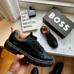Hugo Boss Couro Legítimo