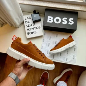 Hugo Boss Couro Legítimo